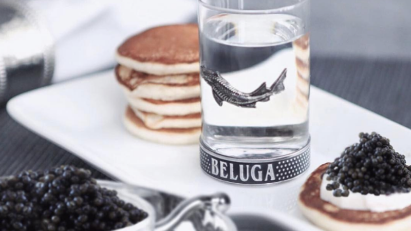 Vodka i crni kavijar je simbol gastronomske raskoši